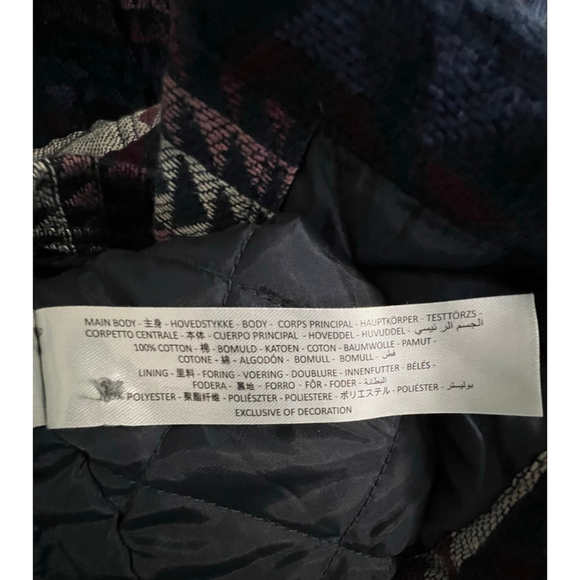 Ariat Real Boho Southwestern Aztec Ranch Style Button Up Winter Coat - Picture 7 of 7